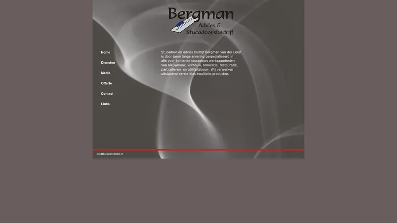 Website van Bergman van de Leest