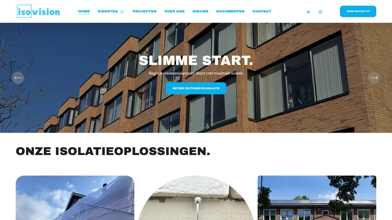 Website van Bijvast Afbouw BV