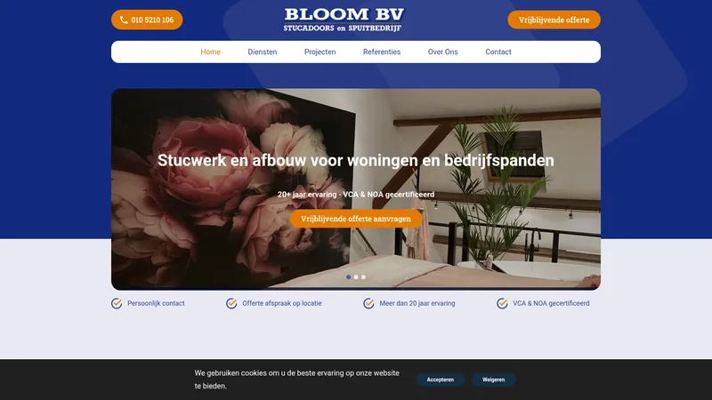 Website van Bloom