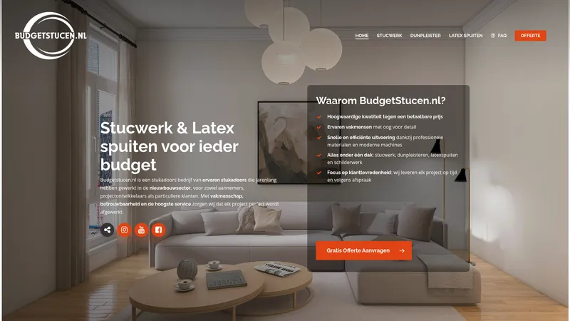 Website van BudgetStucen