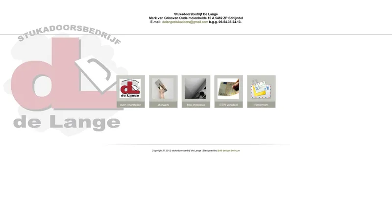 Website van De Lange