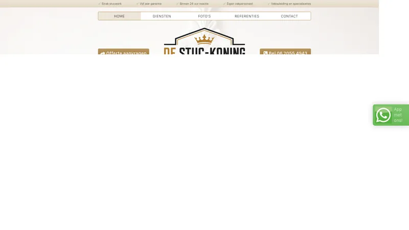 Website van De Stuc-Koning