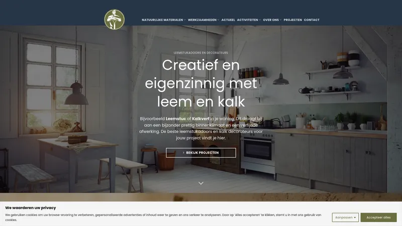 Website van Ecowonen | Leembouw Gelderland