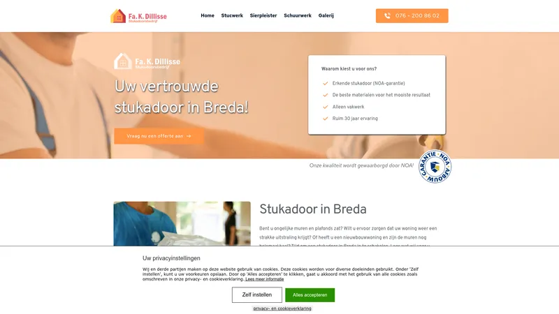 Website van Fa. K. Dillisse
