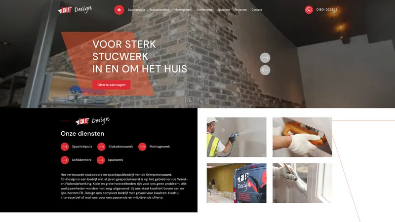 Website van FB Design