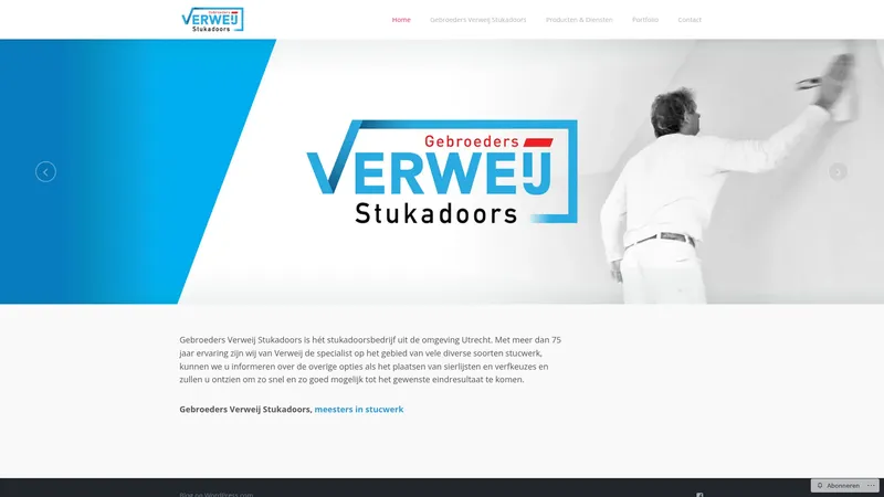 Website van Gebr. Verweij