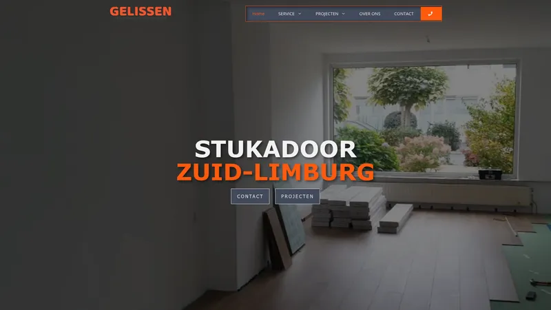 Website van Gelissen Afbouw