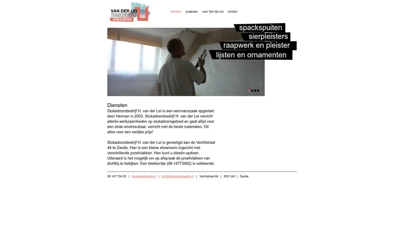 Website van H. van der Lei