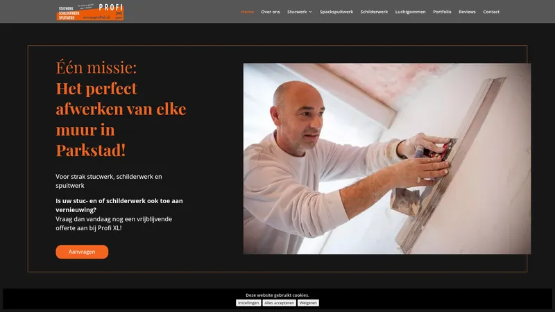 Website van Janssen Spuitwerken