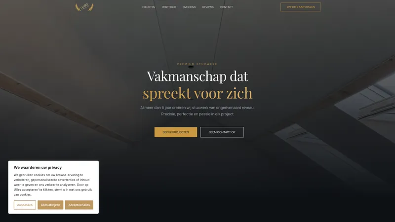 Website van Kuiper Stukadoors