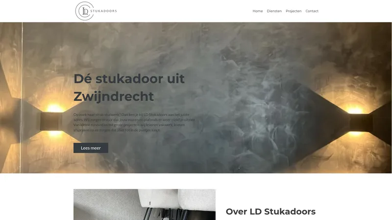 Website van LD Stukadoors