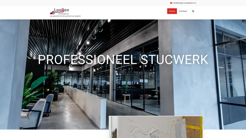 Website van Looijen Stucadoors