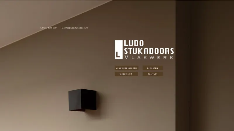 Website van Ludo Stukadoors