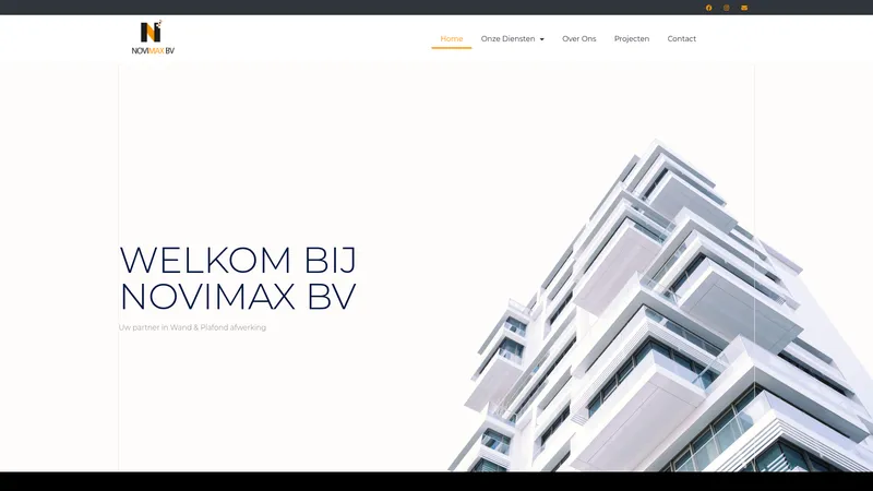 Website van Novi Max bv
