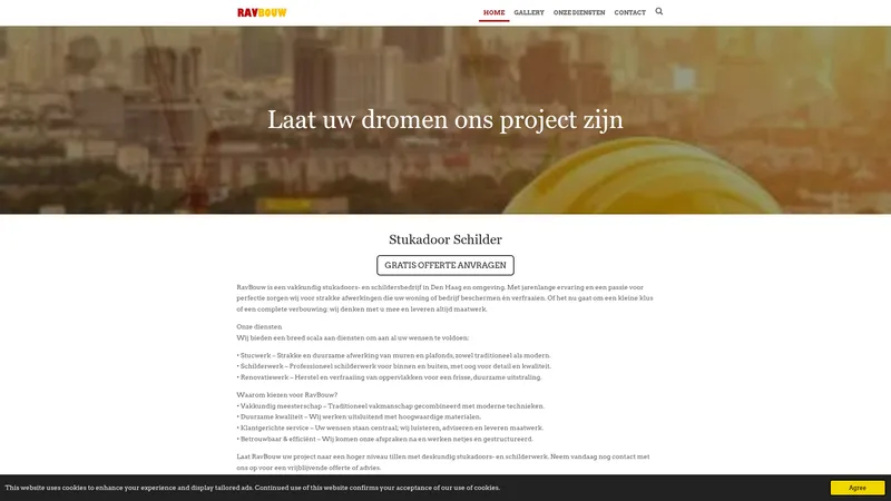 Website van Ravbouw