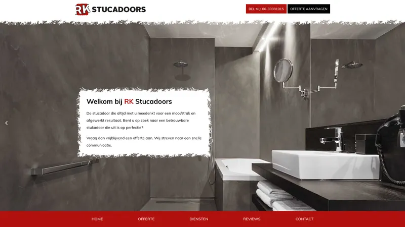 Website van RK Stucadoors
