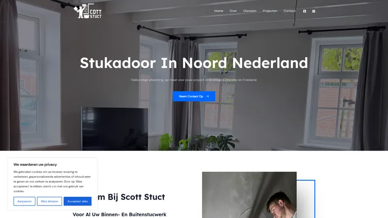 Website van Scott stuct