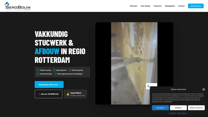 Website van SeroBouw