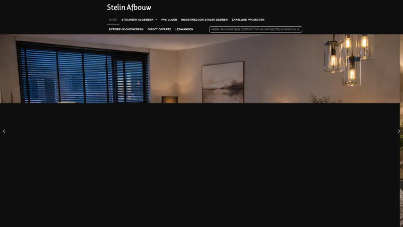 Website van Stelin Afbouw