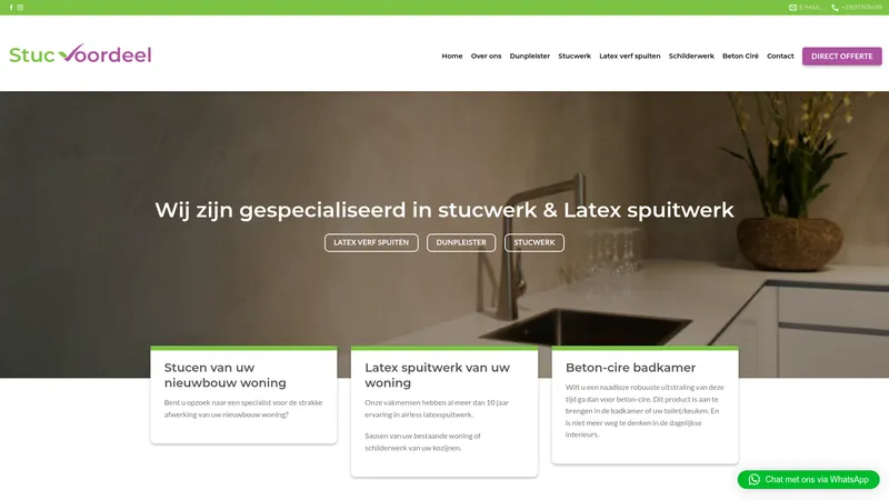 Website van Stuc Voordeel