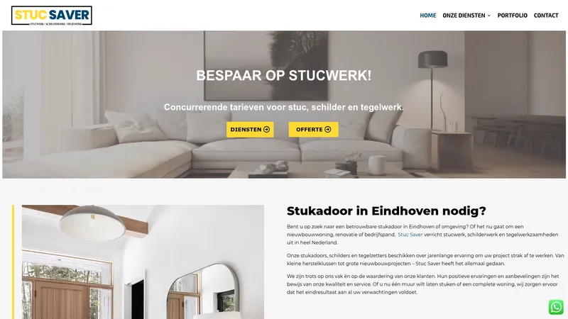 Website van Stucsaver