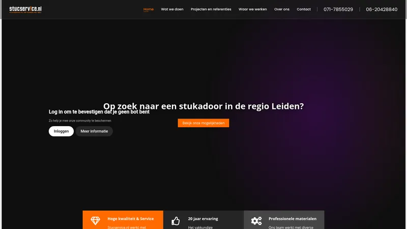 Website van Stucservice