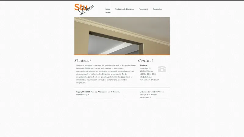 Website van studeco