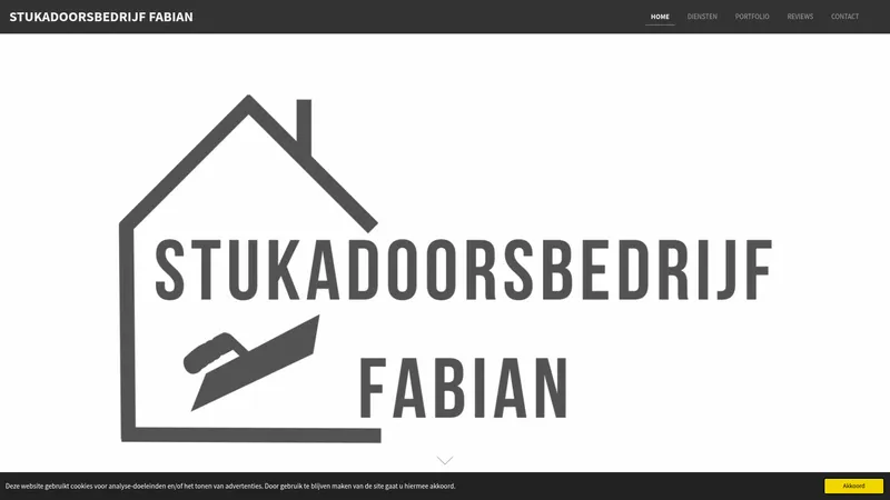 Website van Stukadoorsbedrijf Fabian