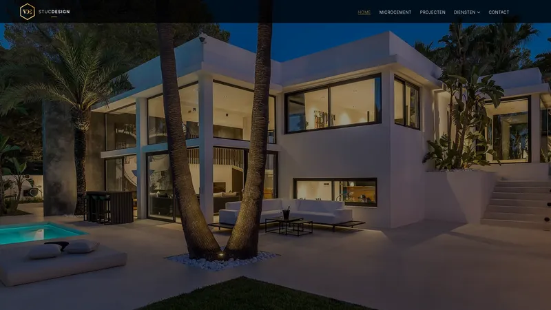 Website van VDE Stucdesign