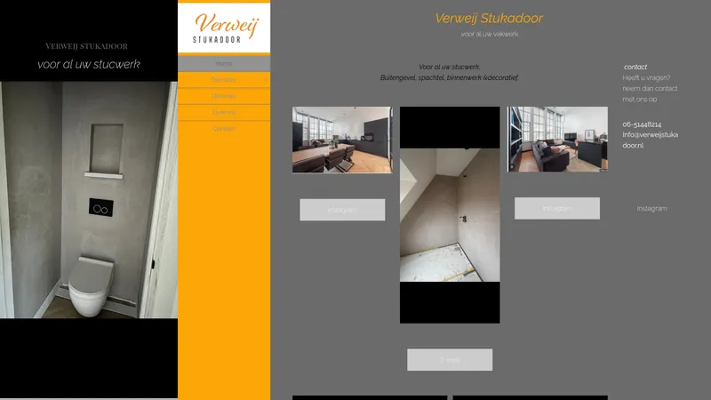 Website van Verweij stukadoor