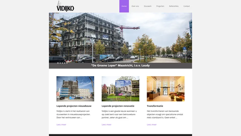Website van Vidijko B.V.