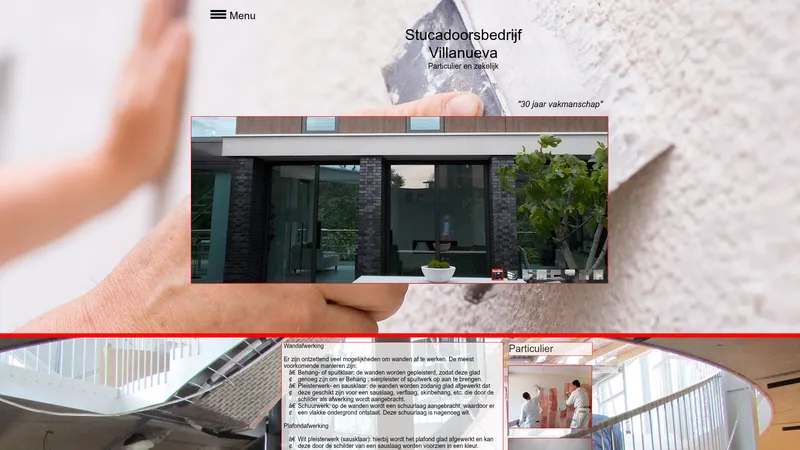 Website van Villa-stuc