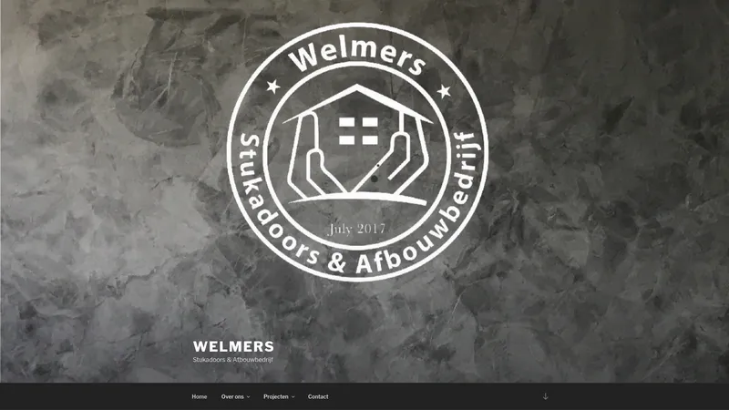 Website van Welmers Stukadoors & Afbouwbedrijf